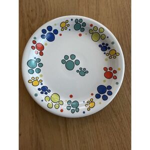 Homer Laughlin  Fiesta Scatter Paw Prints Appetizer Plate
